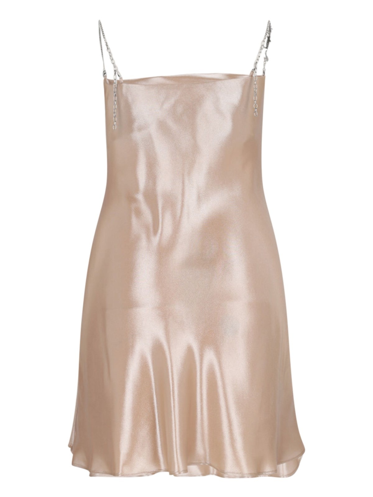 パーティードレス DIESEL A143850QJAR Dresses D-Minty mini dress Women's Short metallic dress with cowl neck | Silver | Diesel