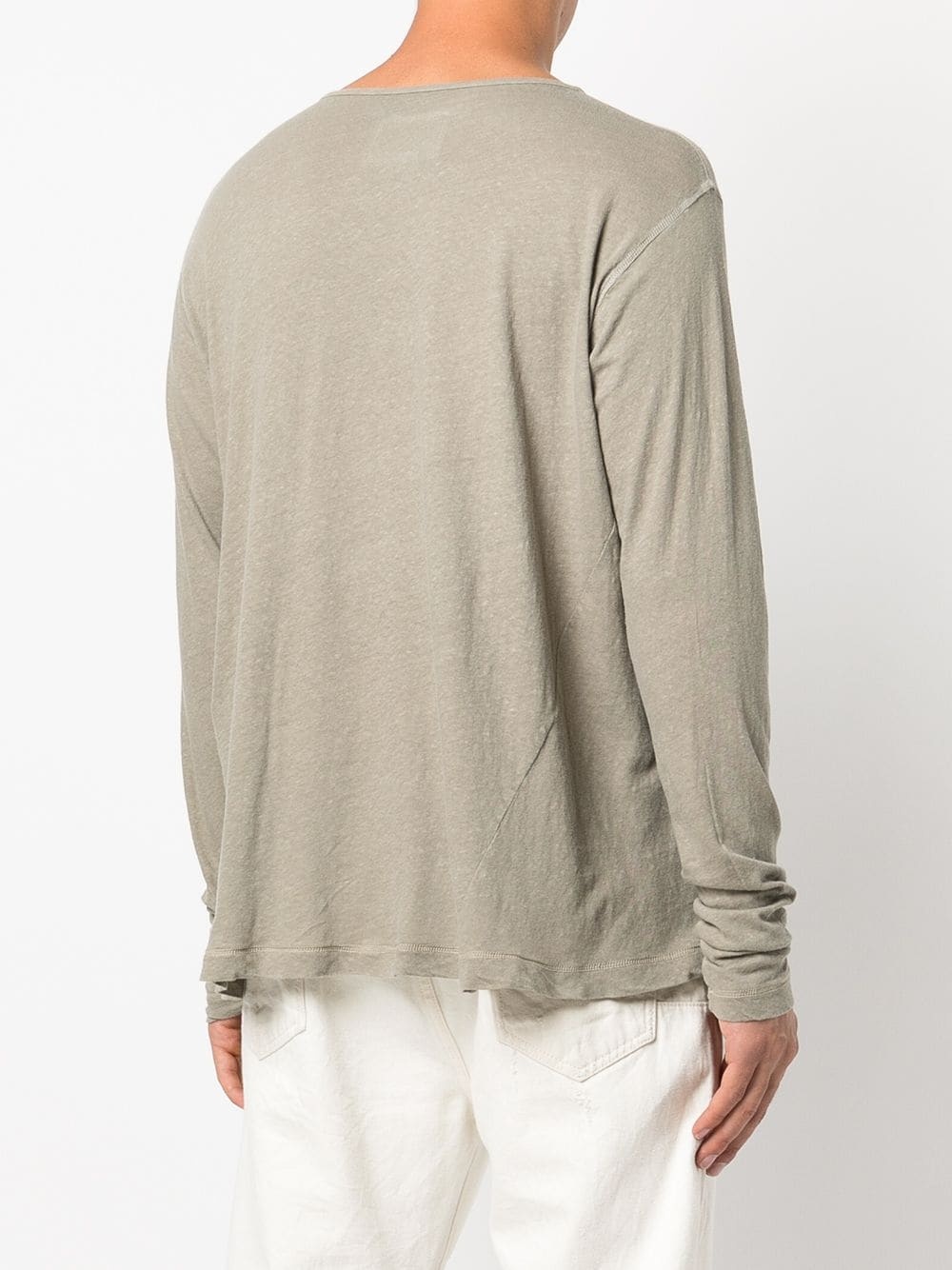 long-sleeve Henley T-shirt - 4