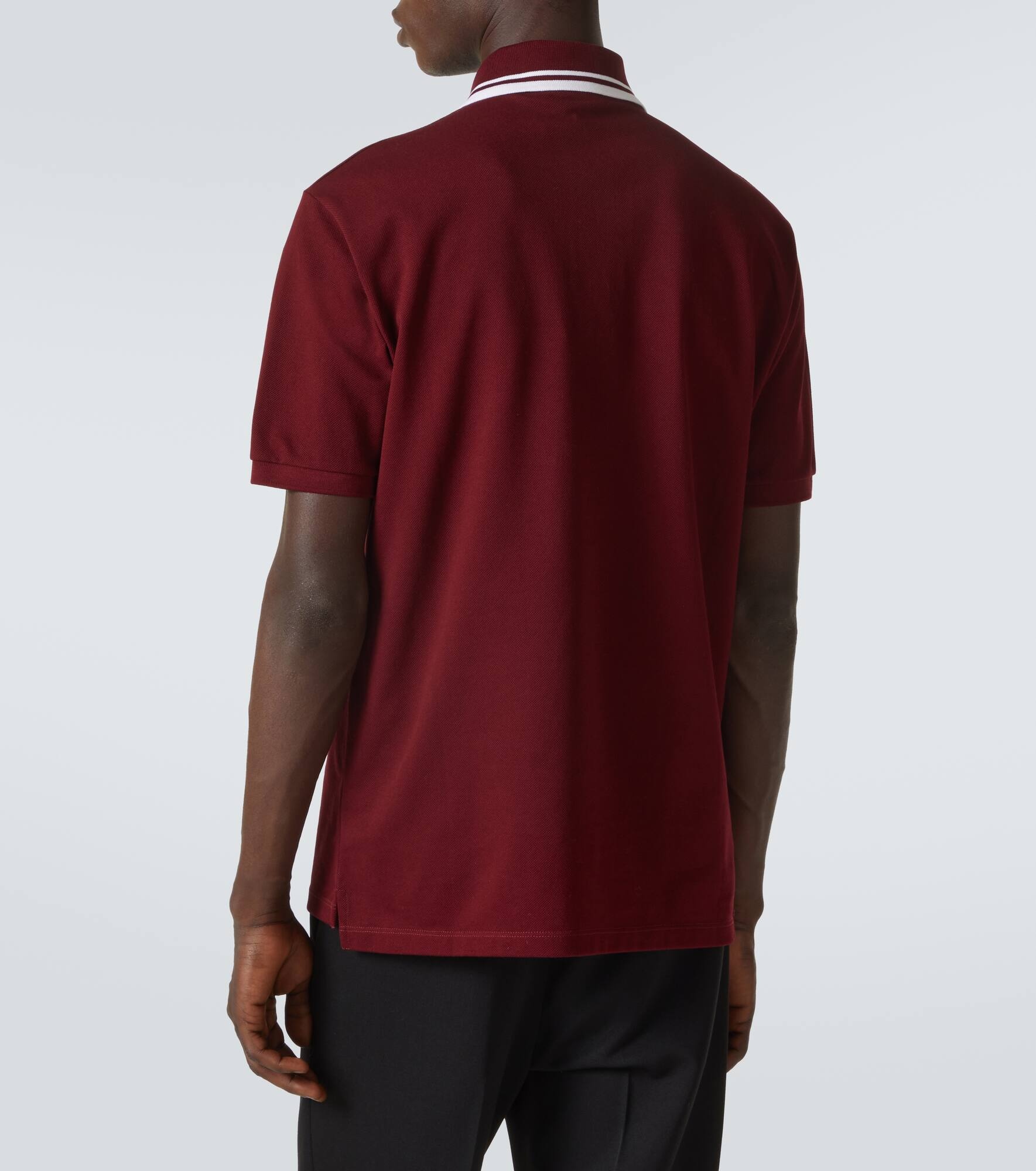 Double G cotton-blend piqué polo shirt - 4