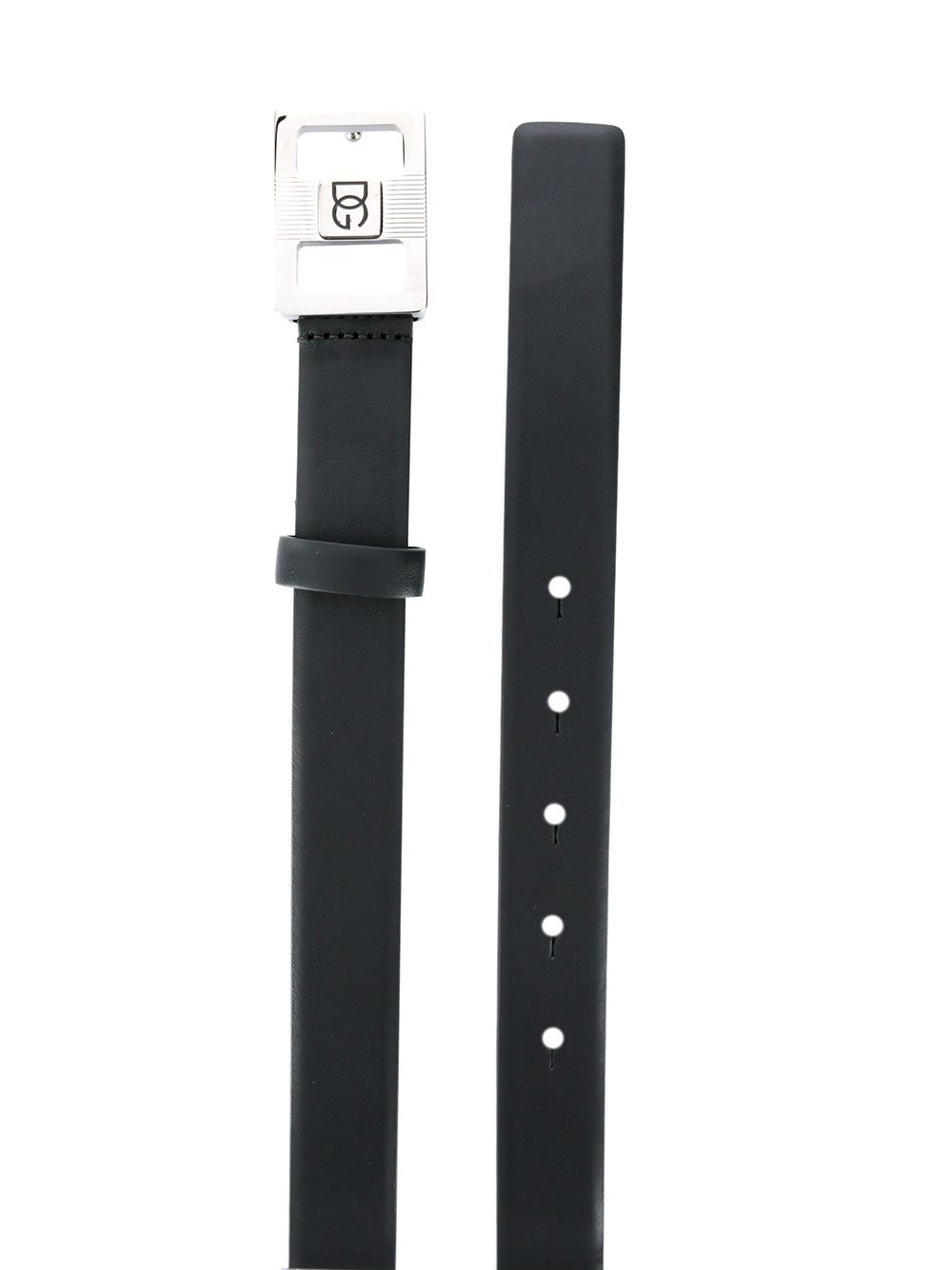 logo buckle belt - 2