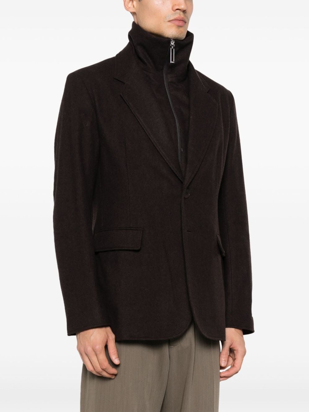 Halles flannel blazer - 4