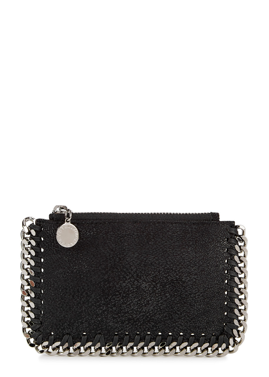 Falabella faux suede card holder - 1