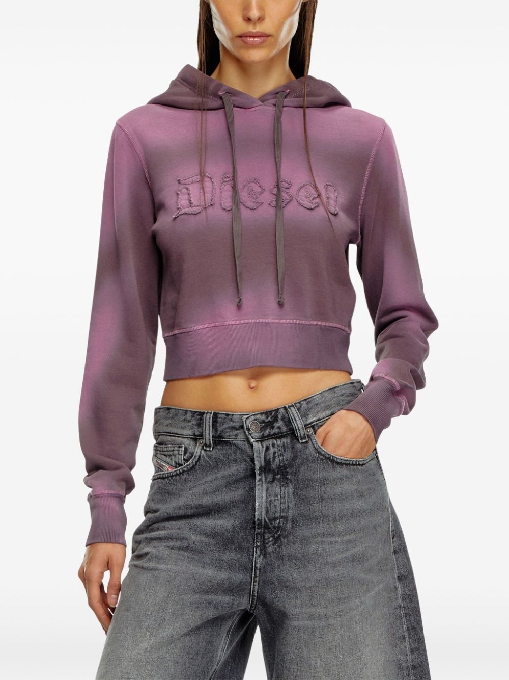 F-Slimmy embroidered logo hoodie - 3
