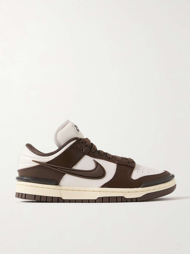 Dunk Low Twist rubber-trimmed leather sneakers - 1