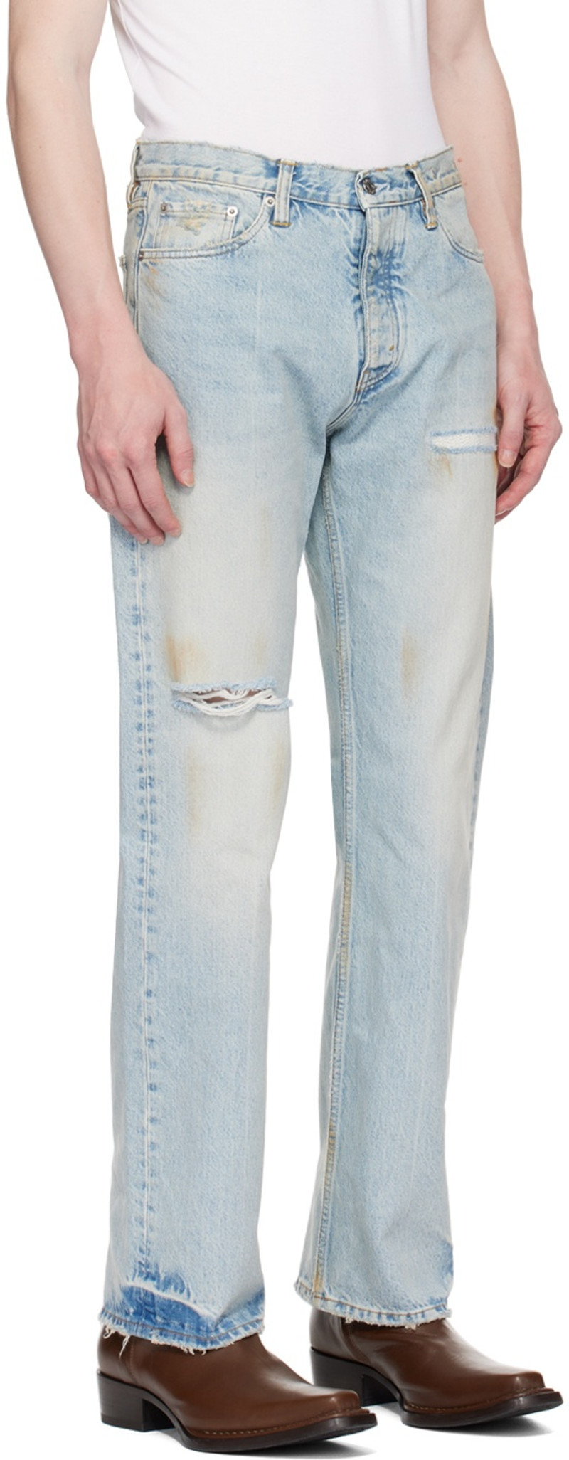 HOPE Blue Bootcut Jeans outlook