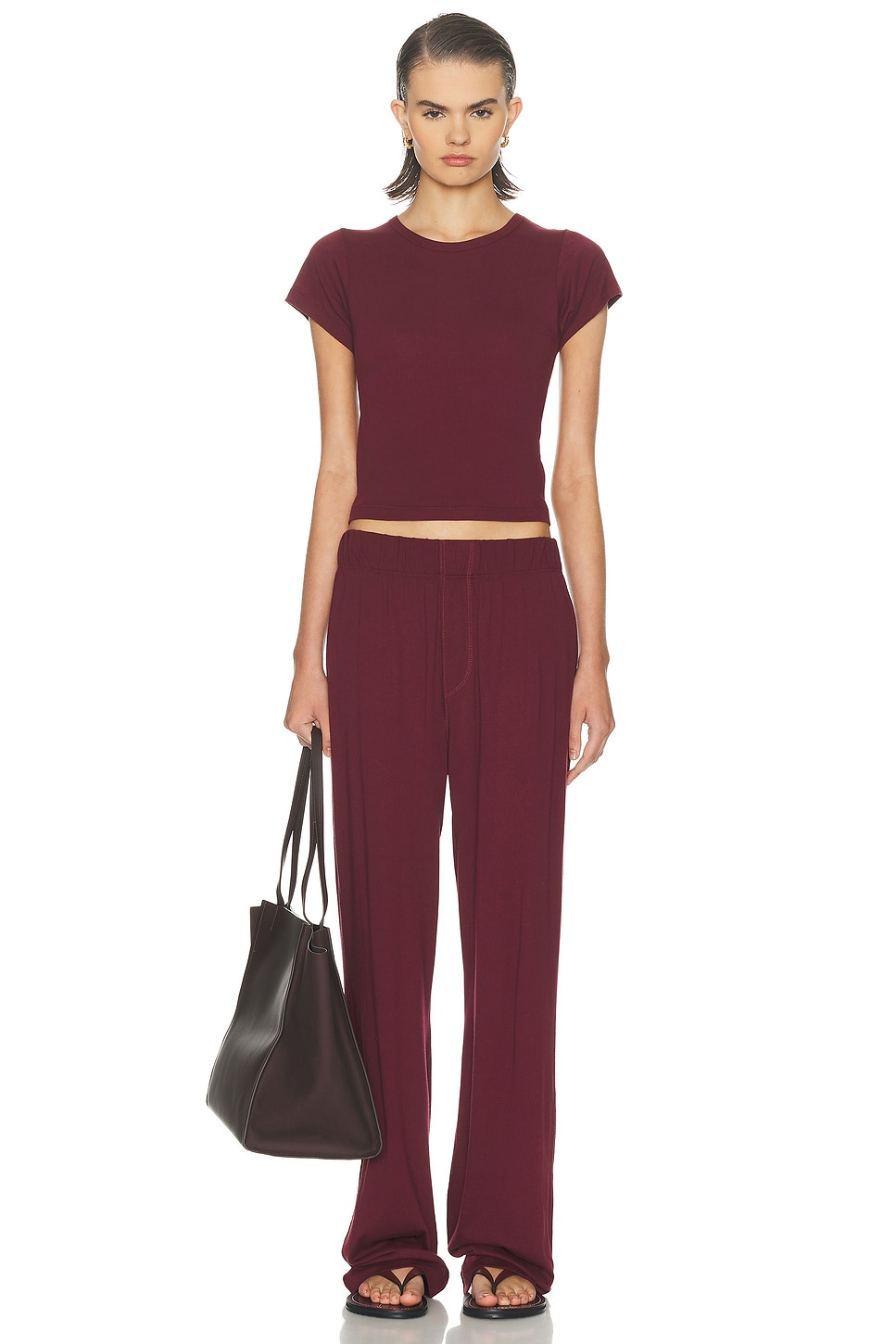 Lounge Cotton Modal Pant - 5