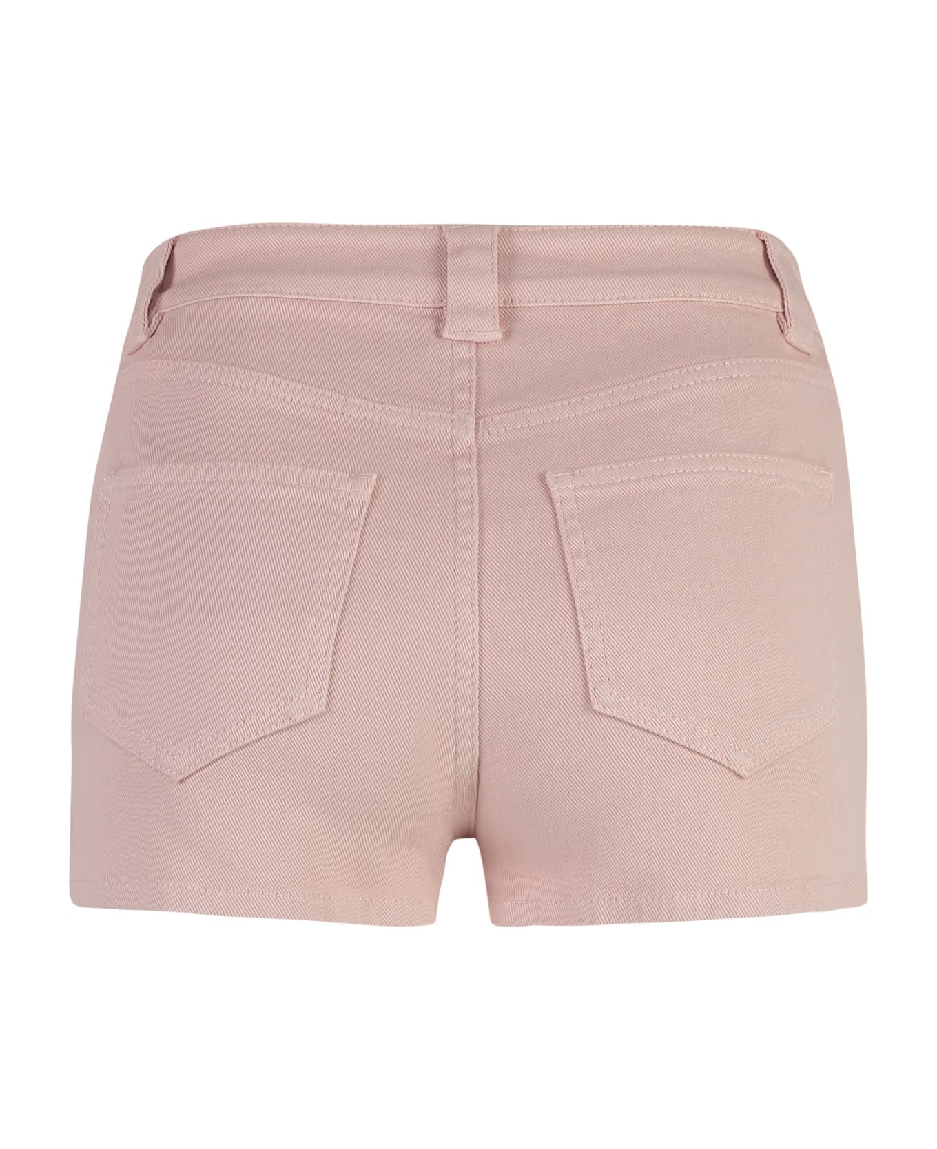 Asymmetric Denim Shorts - 2