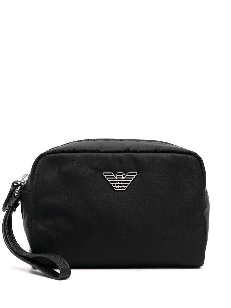 Travel Essentials small washbag in recycled nylon - 1