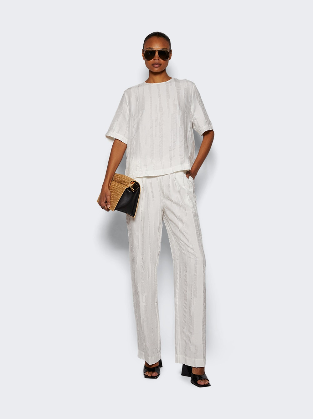Soler Waistband Pants Ivory - 5