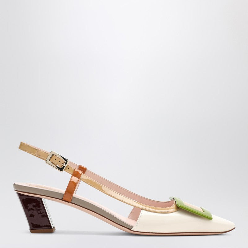 Roger Vivier Belle Vivier Multicolour Patent Leather Slingback Women - 1
