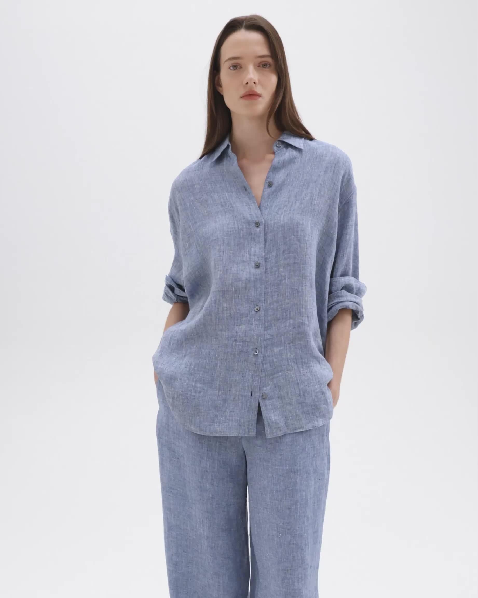 Relaxed Pull-On Pant in Hemp - 6