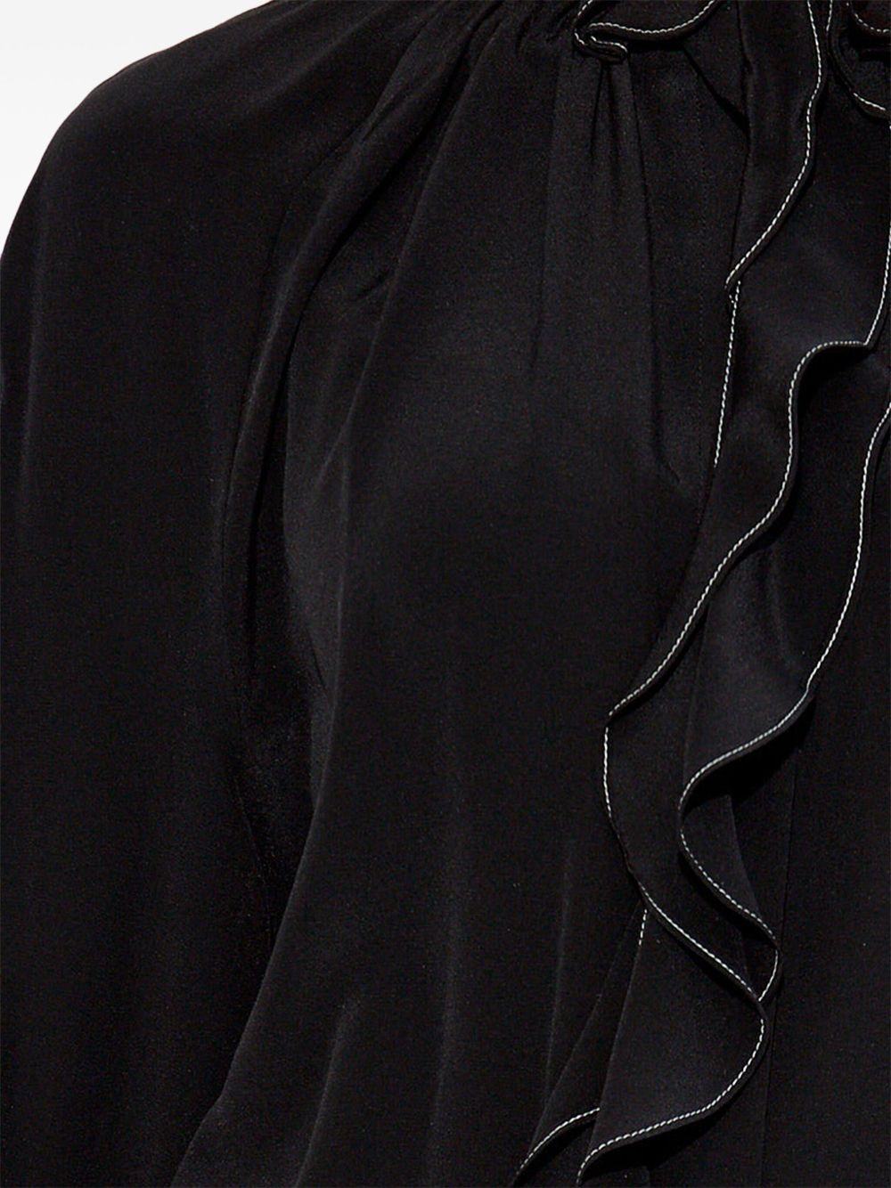 ruffle-detailing blouse - 5