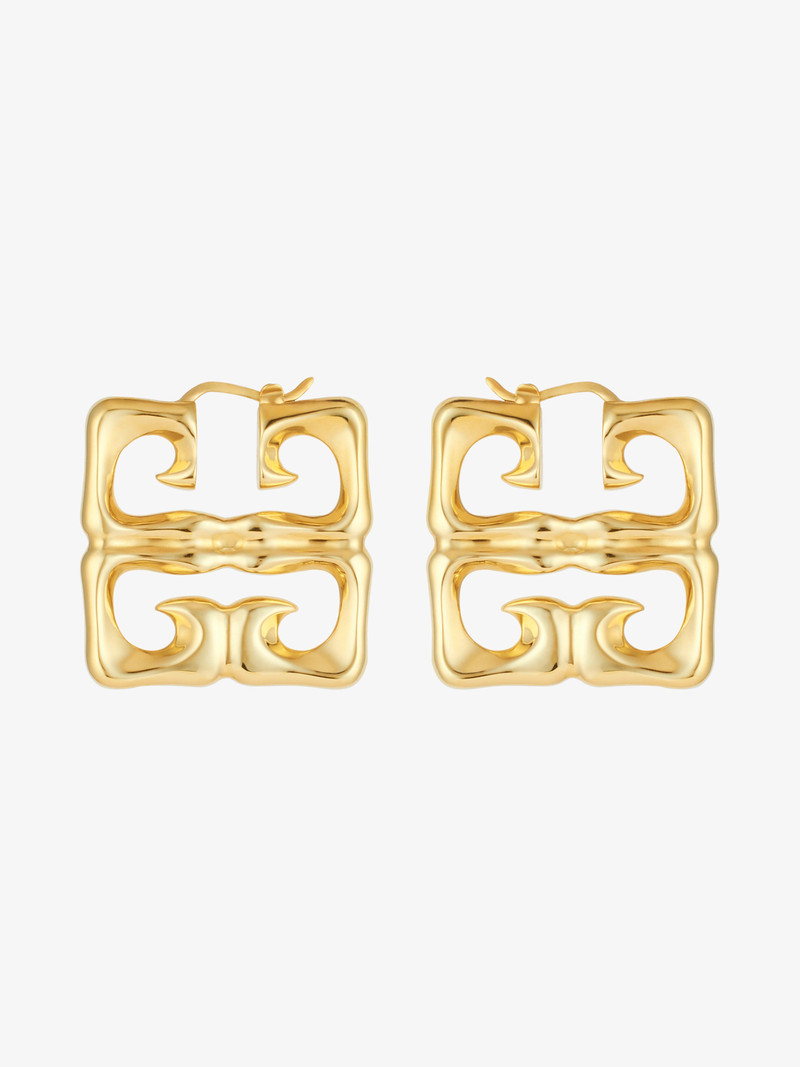 4G LIQUID EARRINGS IN METAL 1