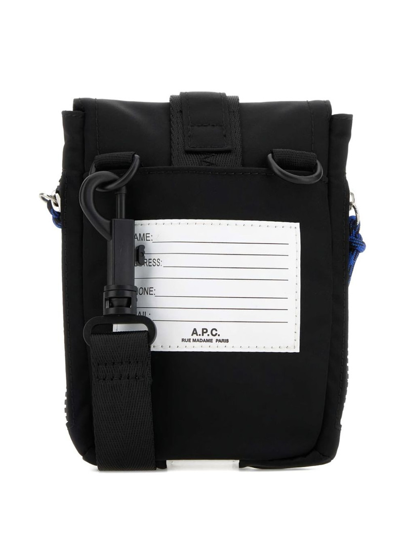 A.P.C. carabiner-strap crossbody bag outlook