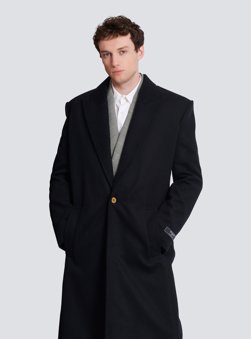 Oversized wool and cashmere coat 7