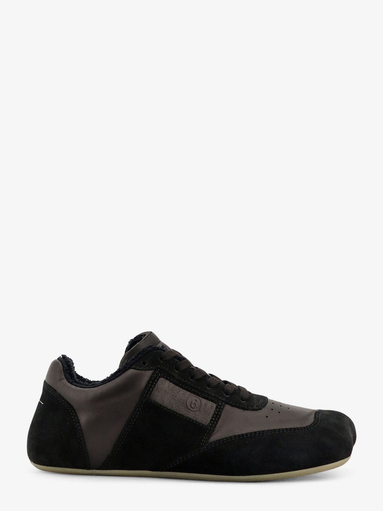 Mm6 Maison Margiela Anatomic Suede And Leather Sneakers - 1