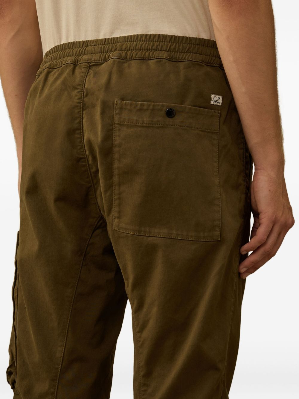 logo-patch cargo pants - 4