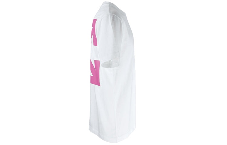Off-White Logo Alphabet Printing Arrow Short Sleeve White OMAA027S22JER0130132 - 4