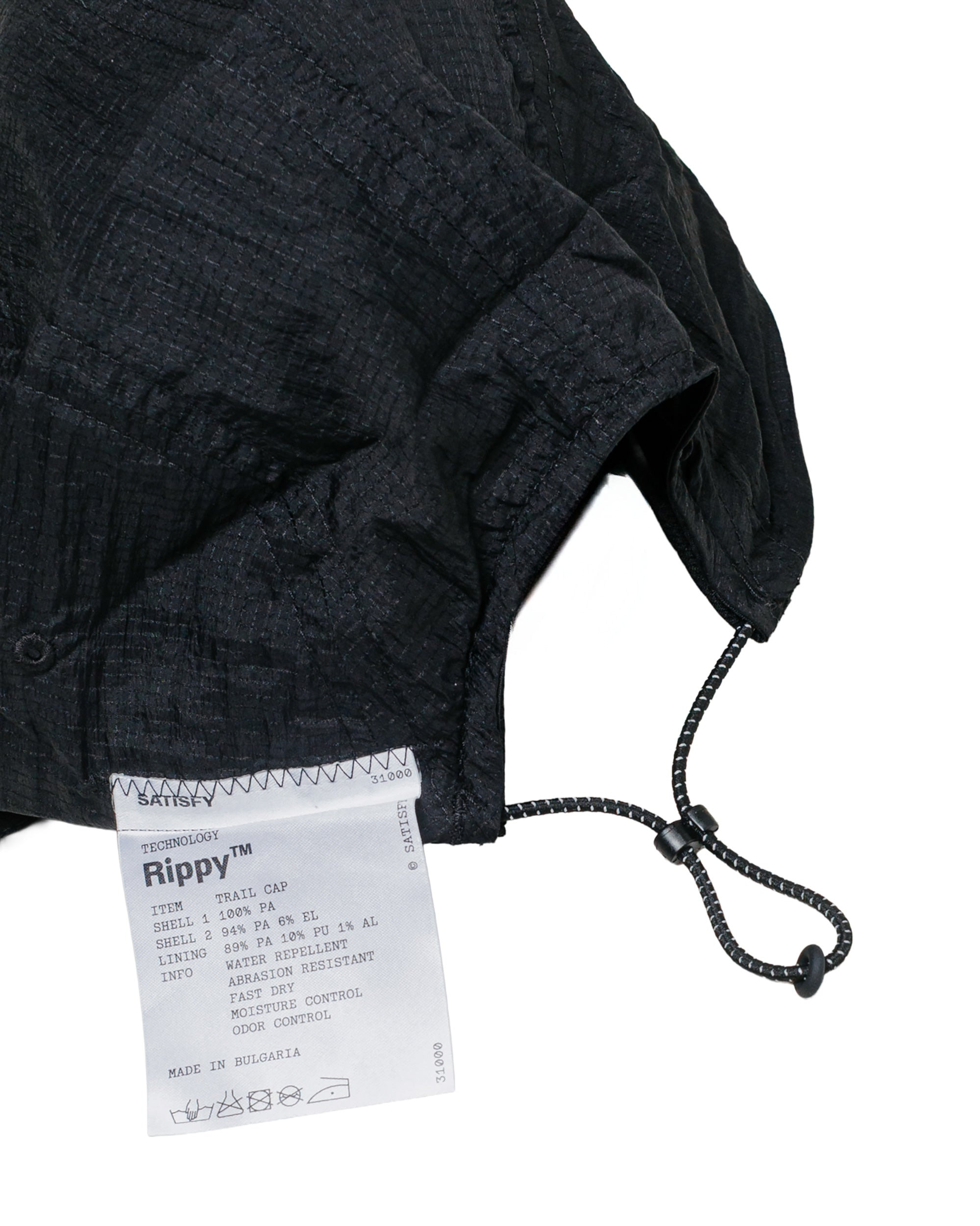 Rippy Trail Cap Black - 2