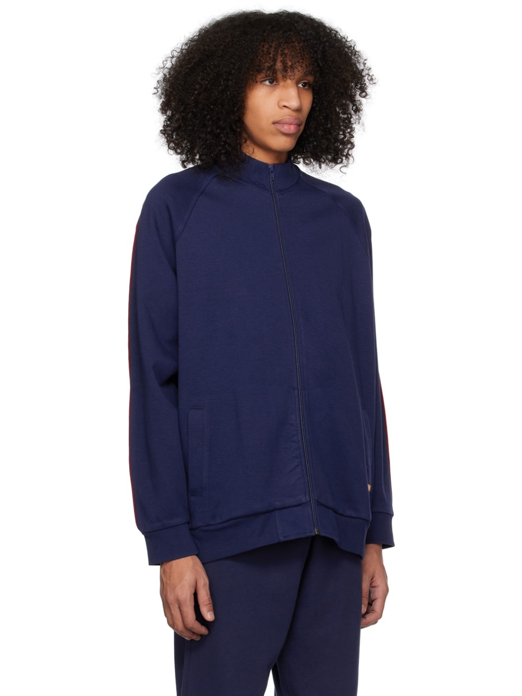 Navy Off Court Track Jacket - 2
