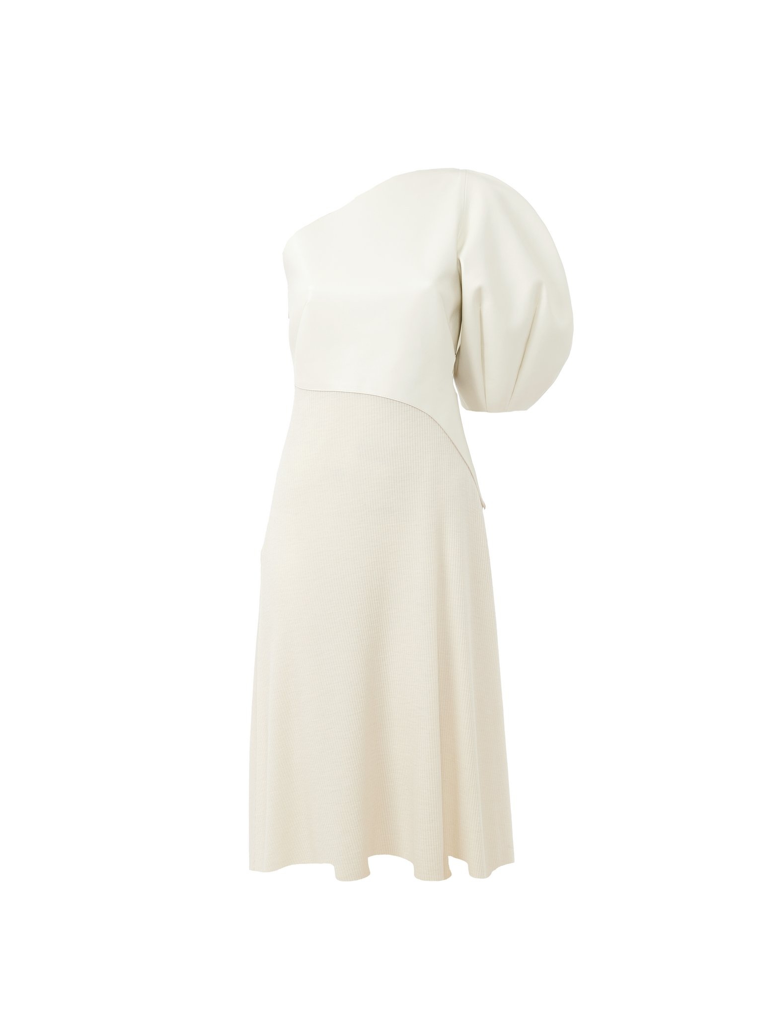 ASYMMETRICAL MIDI DRESS - 1