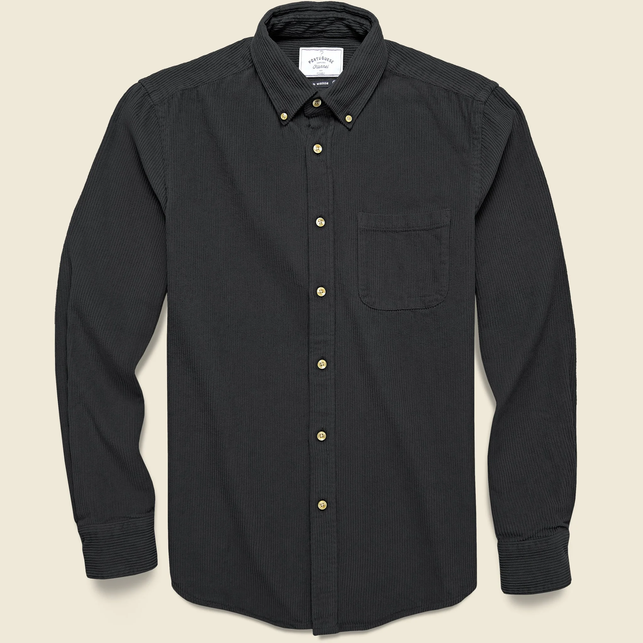 Corduroy Lobo Shirt - Black - 1