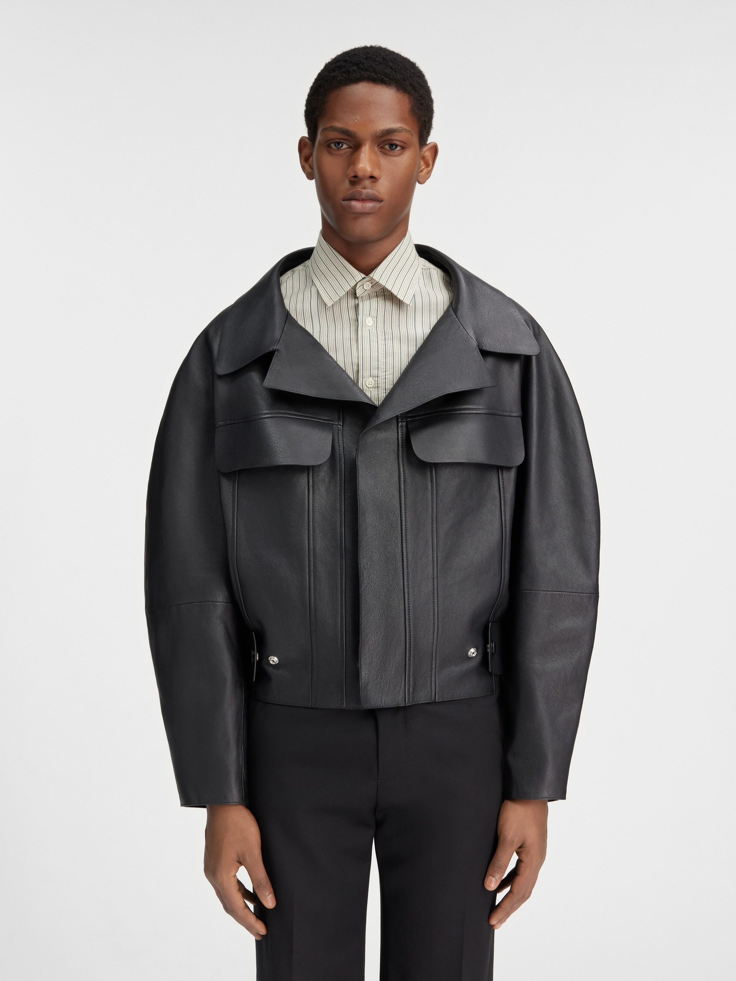 JACQUEMUS Le blouson Pilota cuir | REVERSIBLE