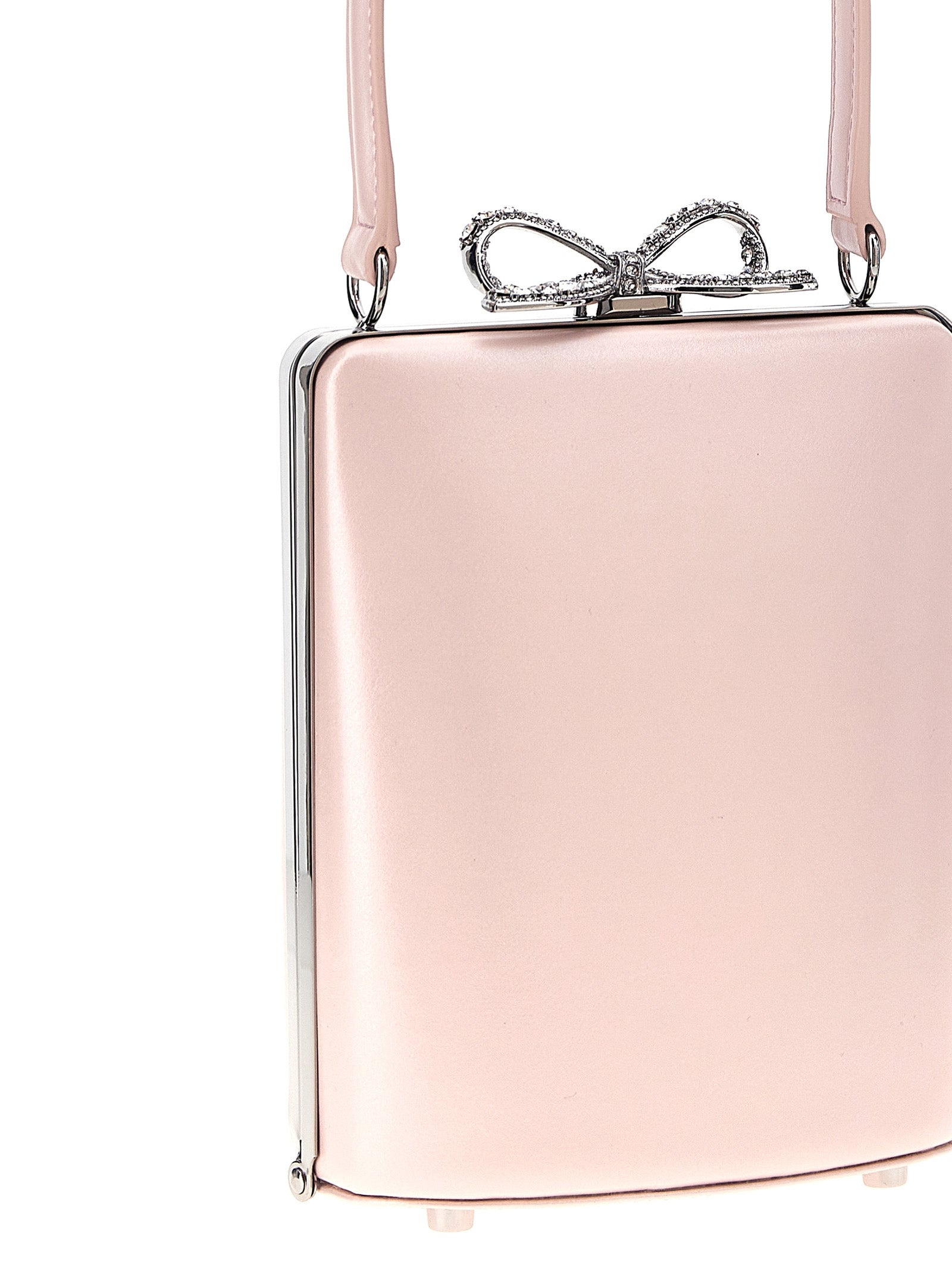 Self Portrait Women 'Pink Leather Mini Bow' Handbag - 3