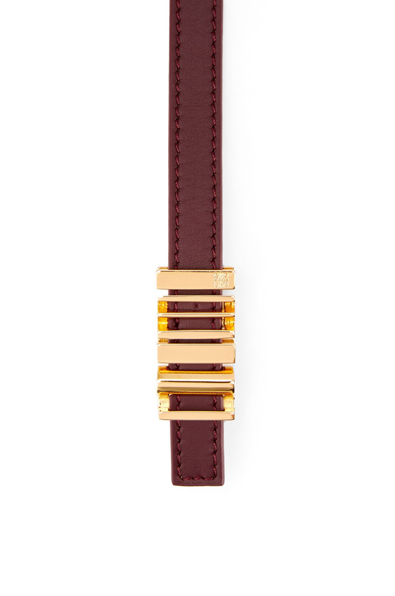 Loewe LOEWE graphic belt in classic calfskin outlook