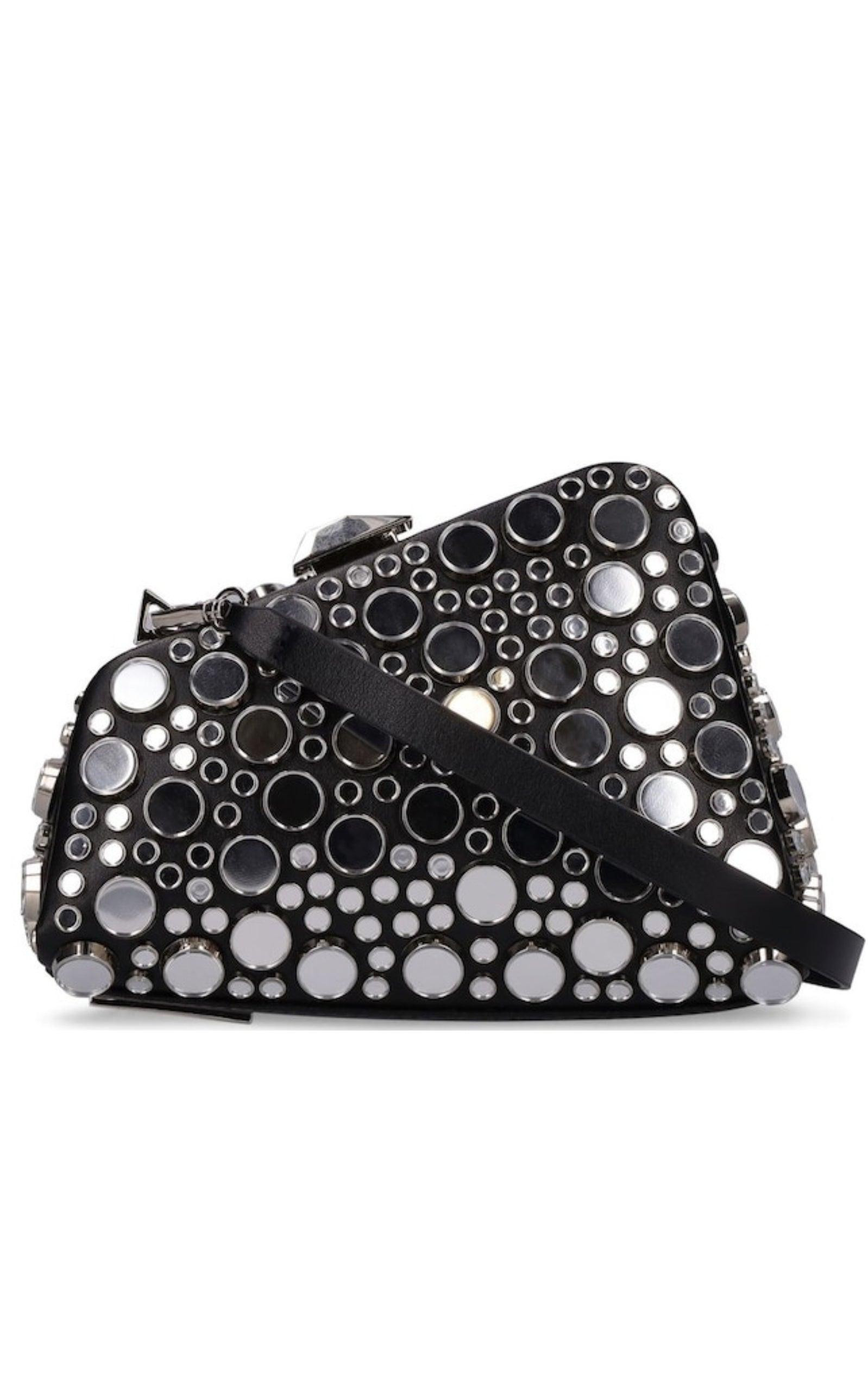 Black Midnight Workmanship Mirror Clutch - 5