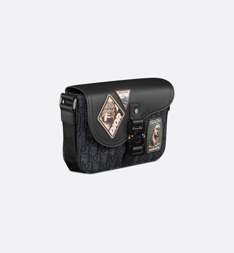 Small Saddle Messenger Bag with Flap 6