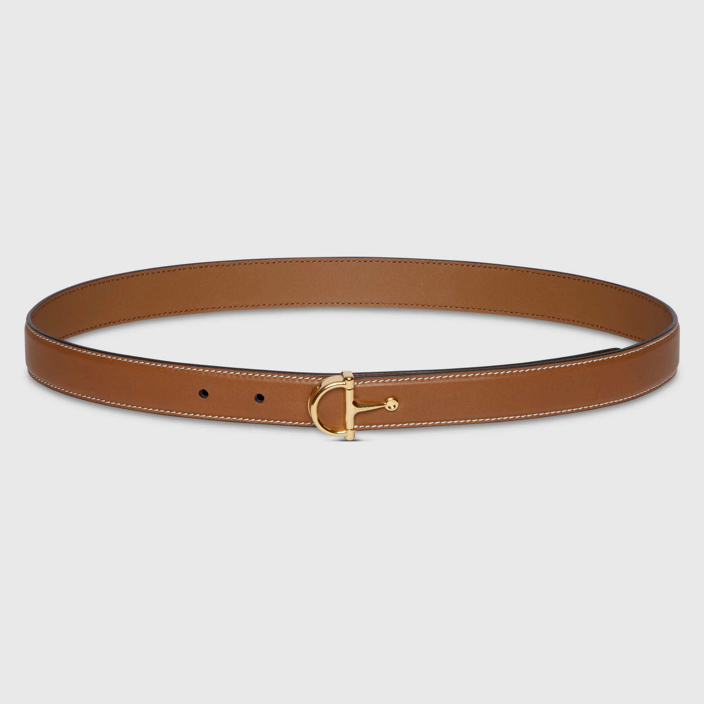 Thin belt with half-Horsebit buckle - 1