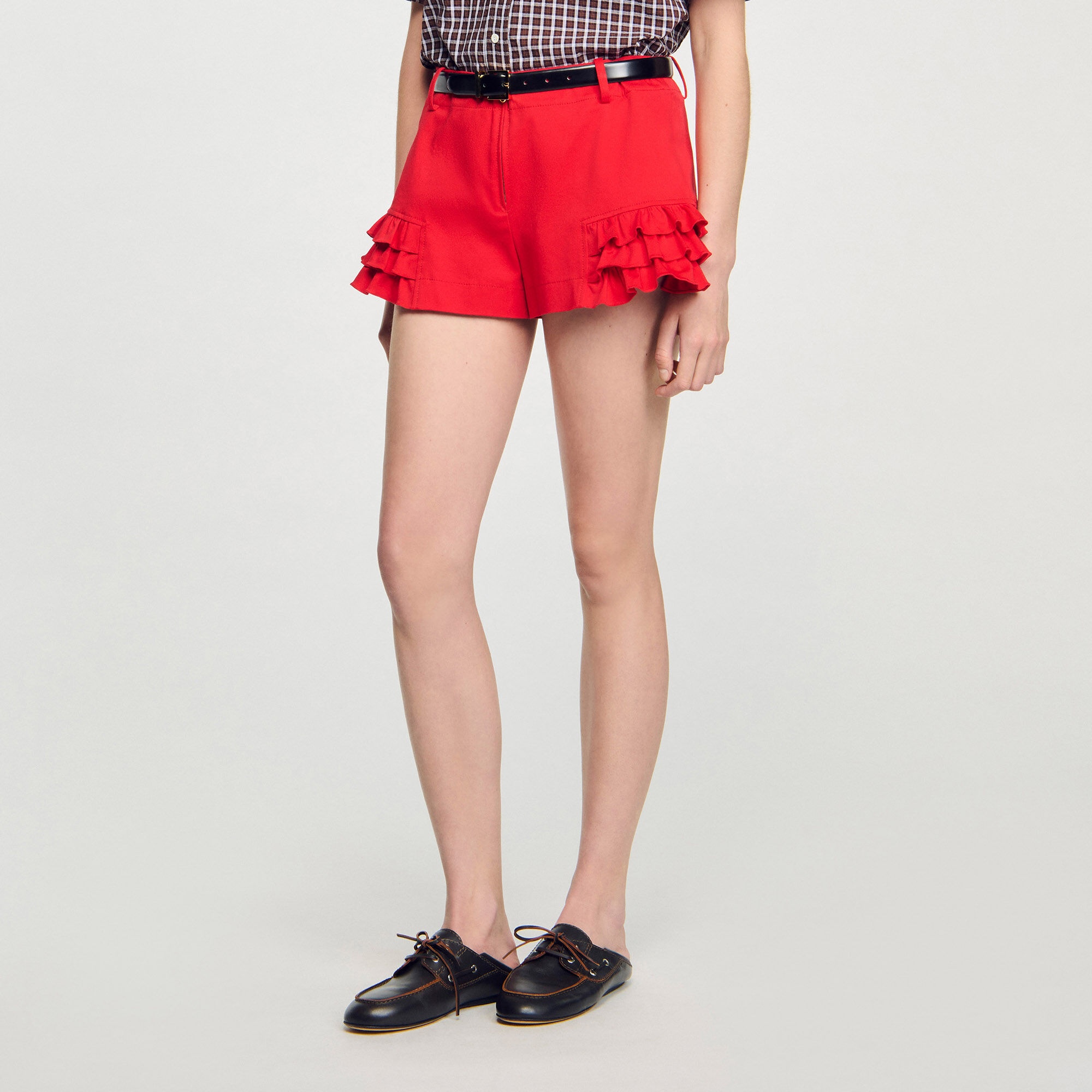 RUFFLED SHORTS - 4