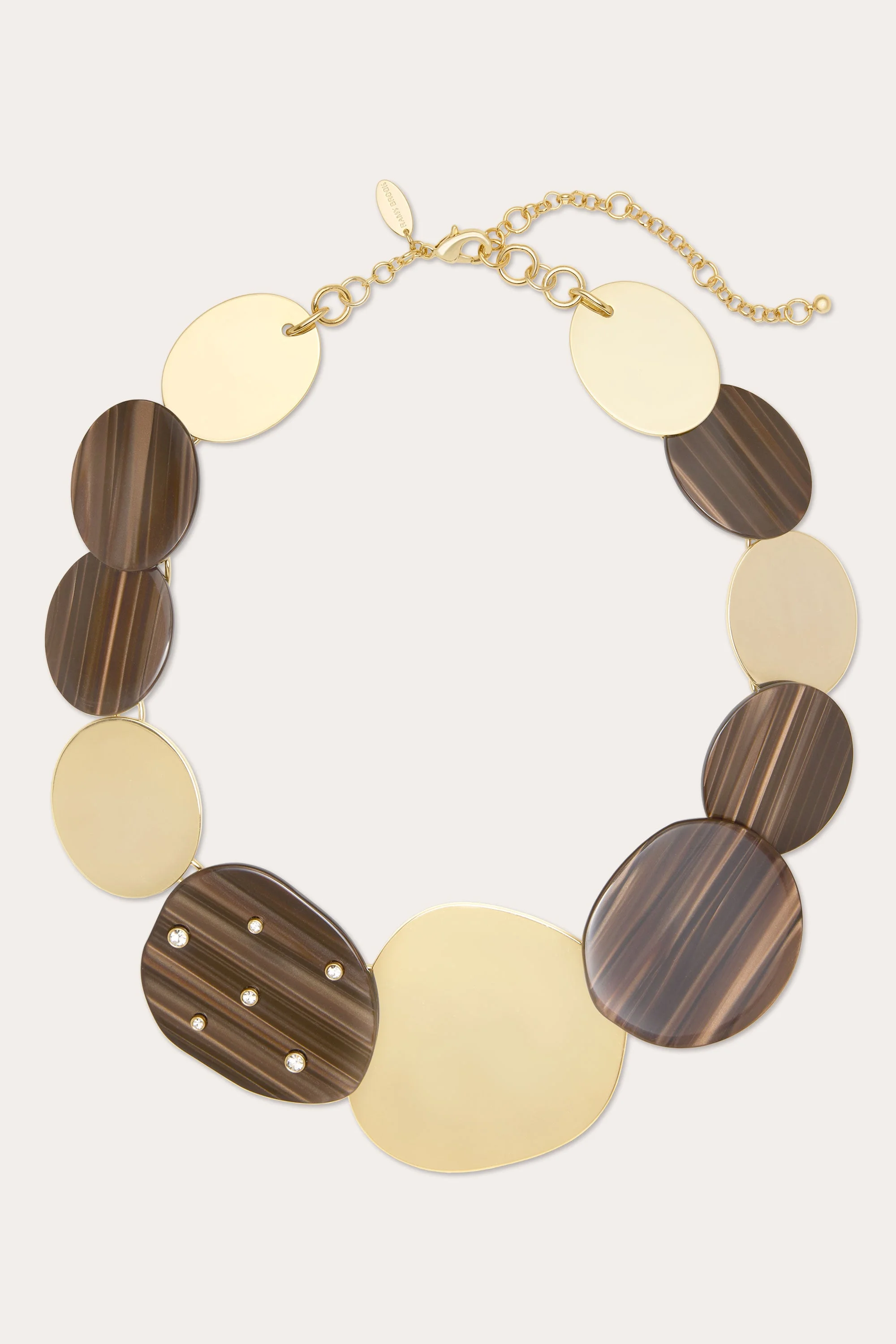 Polina Textured Statement Necklace - 1