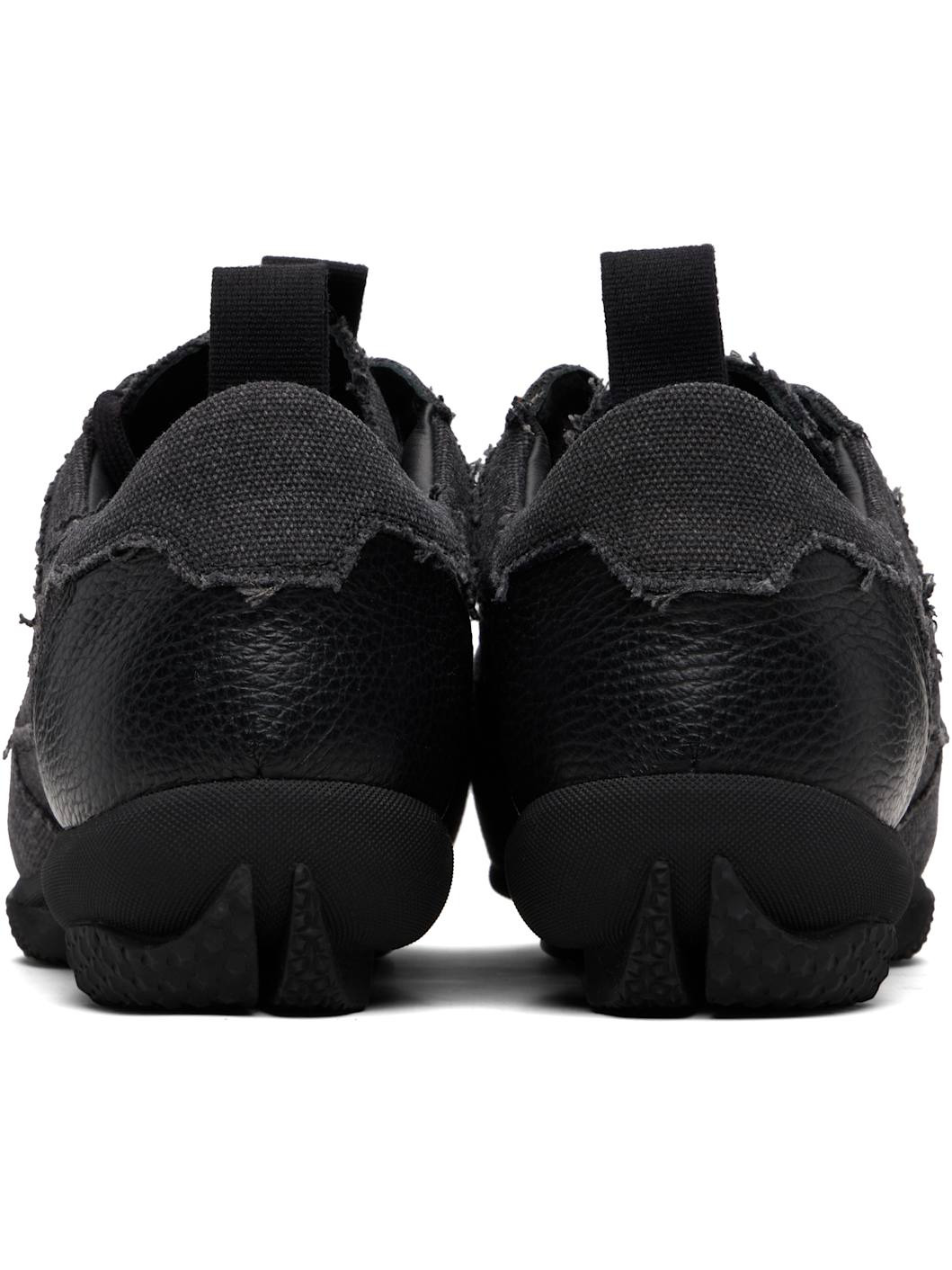 Black Ostro Canvas Sneakers - 2