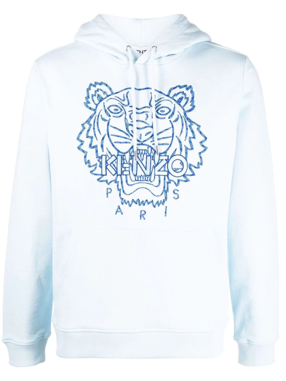 embroidered Tiger hoodie - 1