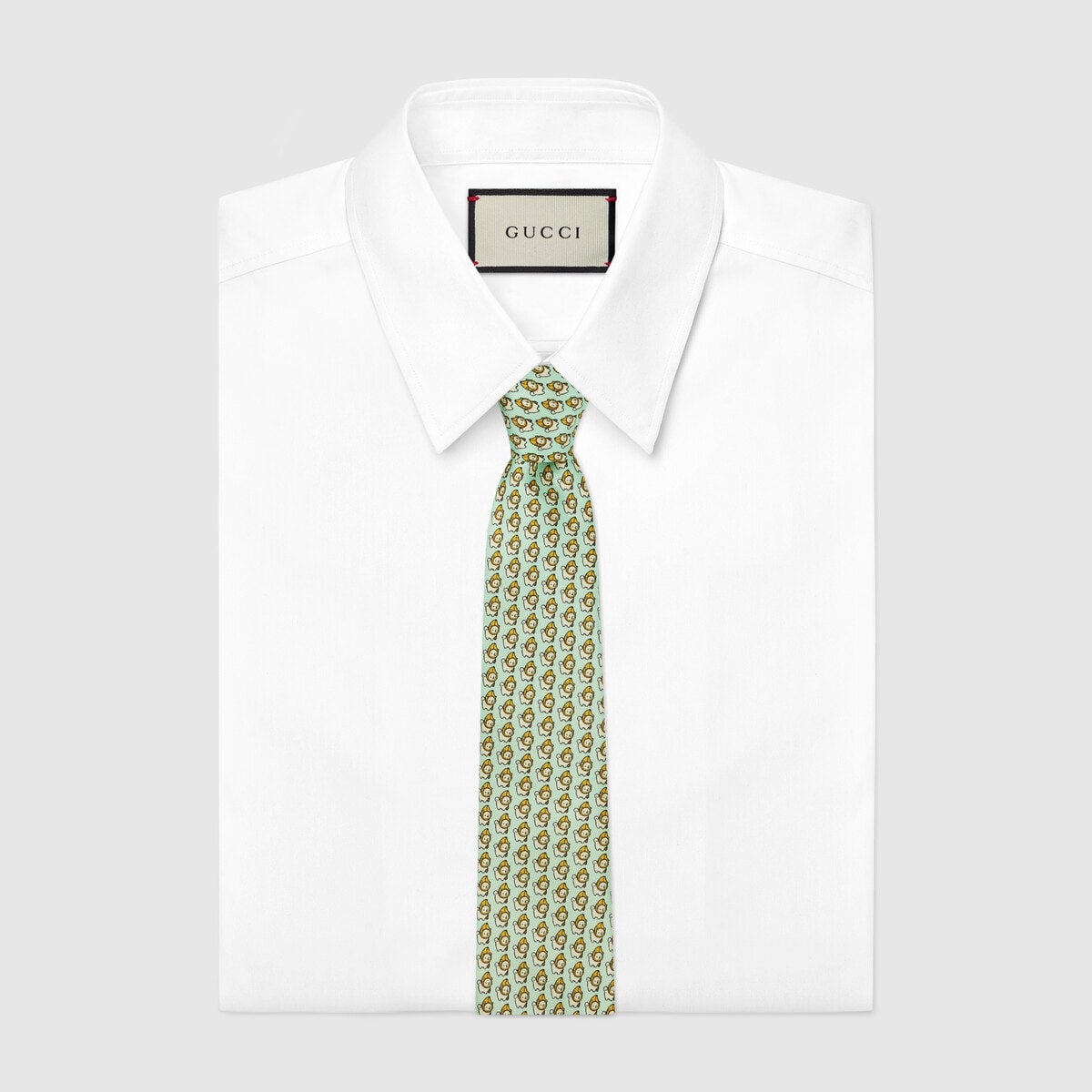 GG animal silk tie - 2