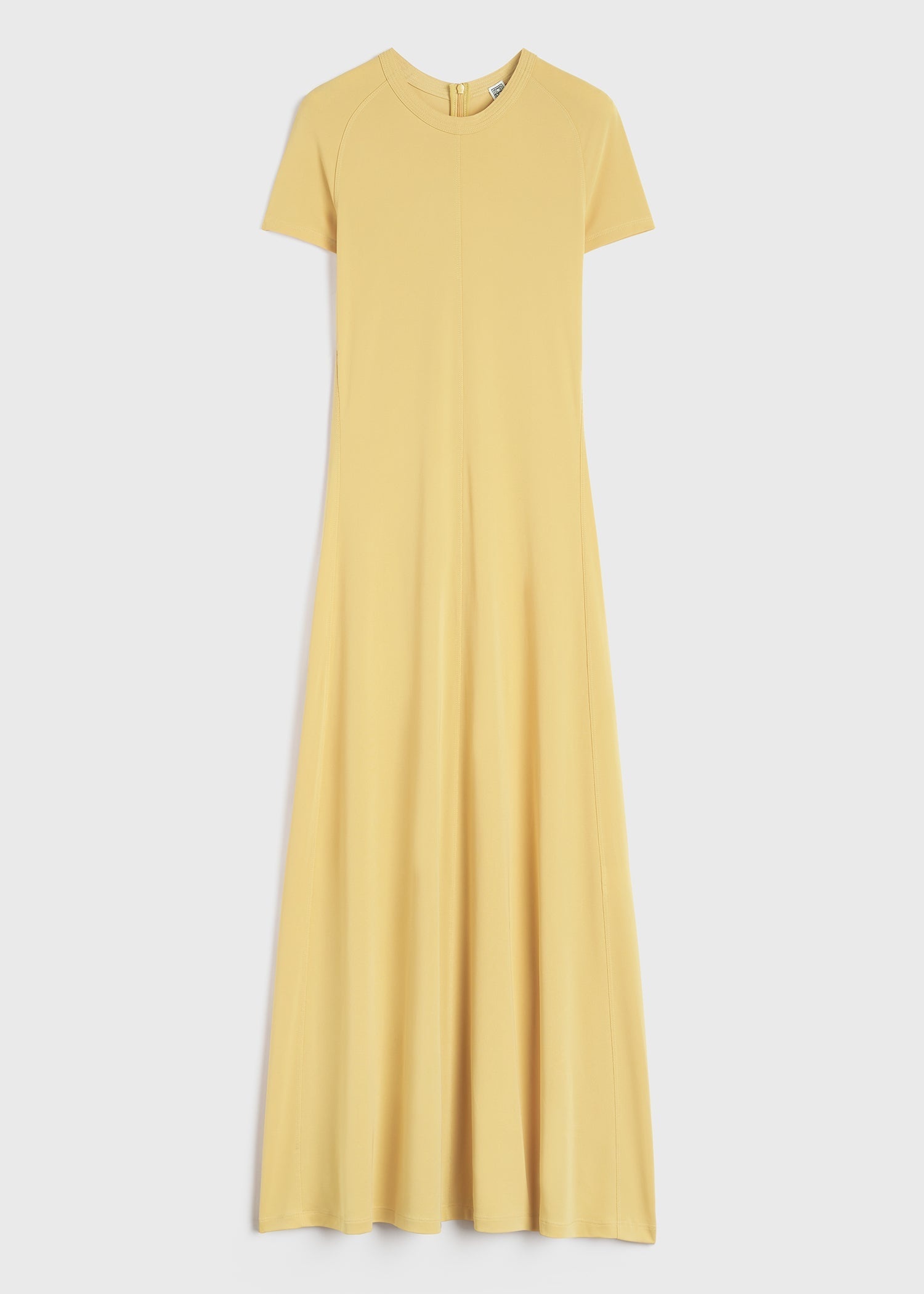 Fluid jersey dress cornsilk - 1