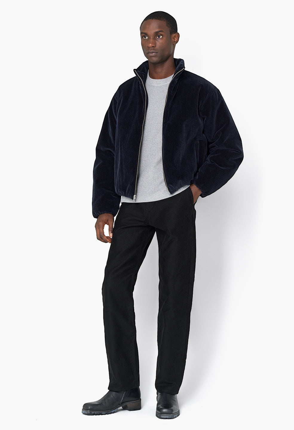 CORDUROY PUFFER JACKET - 4