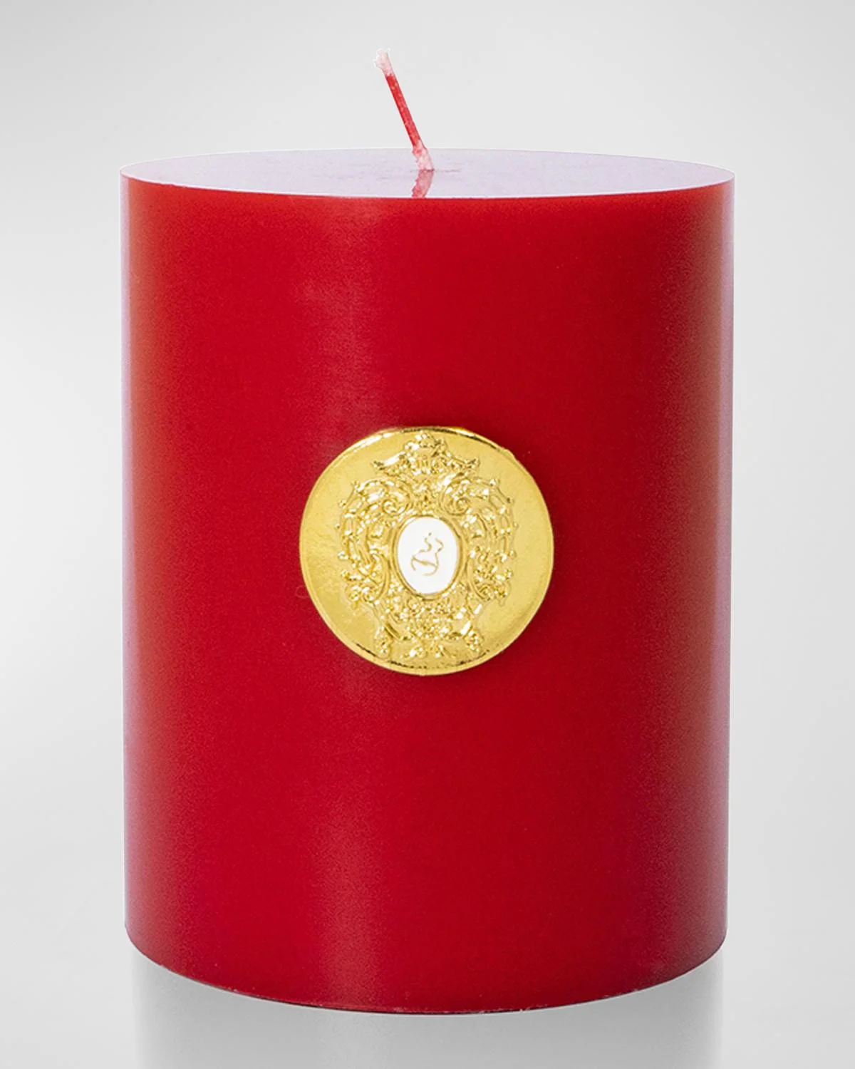 31.74 oz. Wirtanen Red Cylindrical Candle - 1