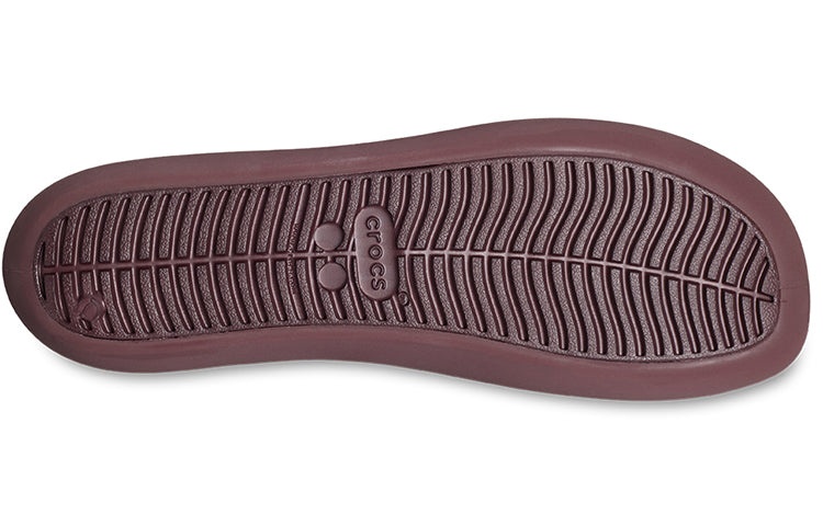 (WMNS) Crocs Brooklyn Flats 'Dark Cherry' 209384-6WD - 7