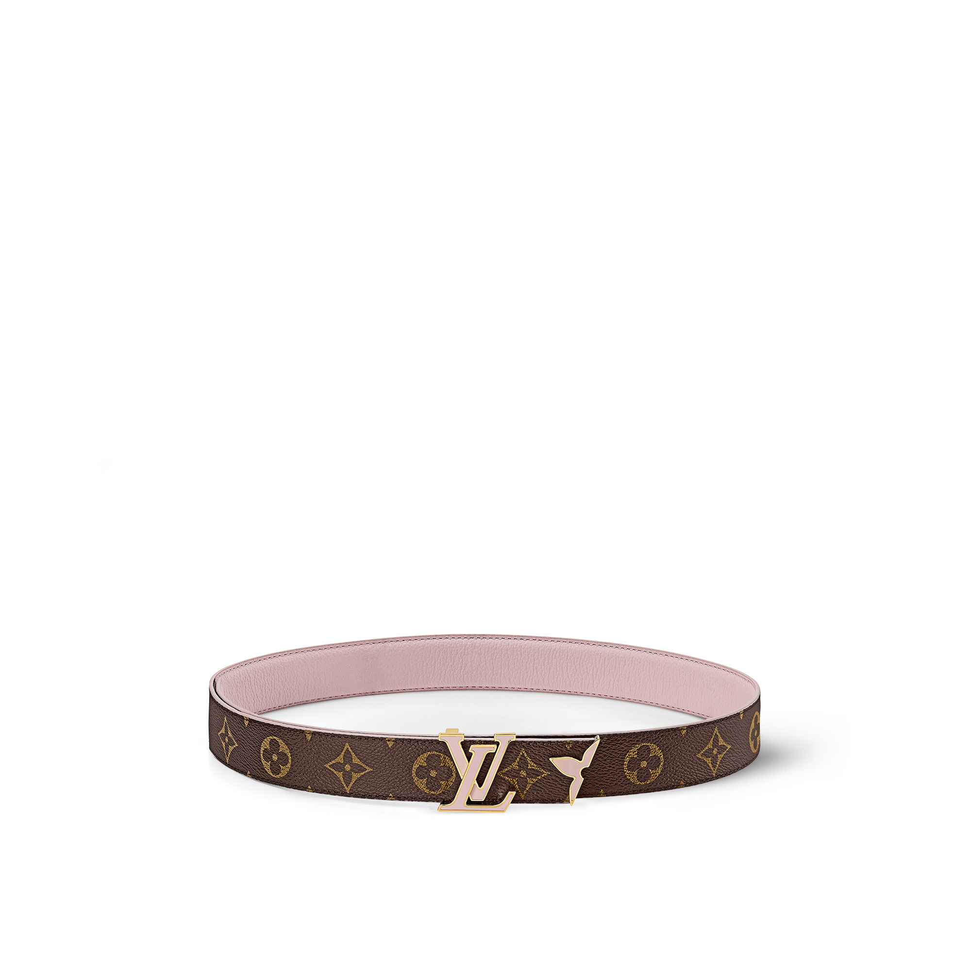 Pretty LV Enamel 30mm Reversible Belt - 5