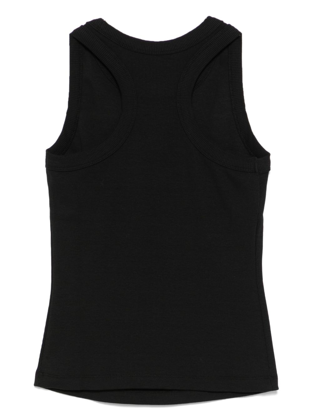 fine-ribbed tank top - 2