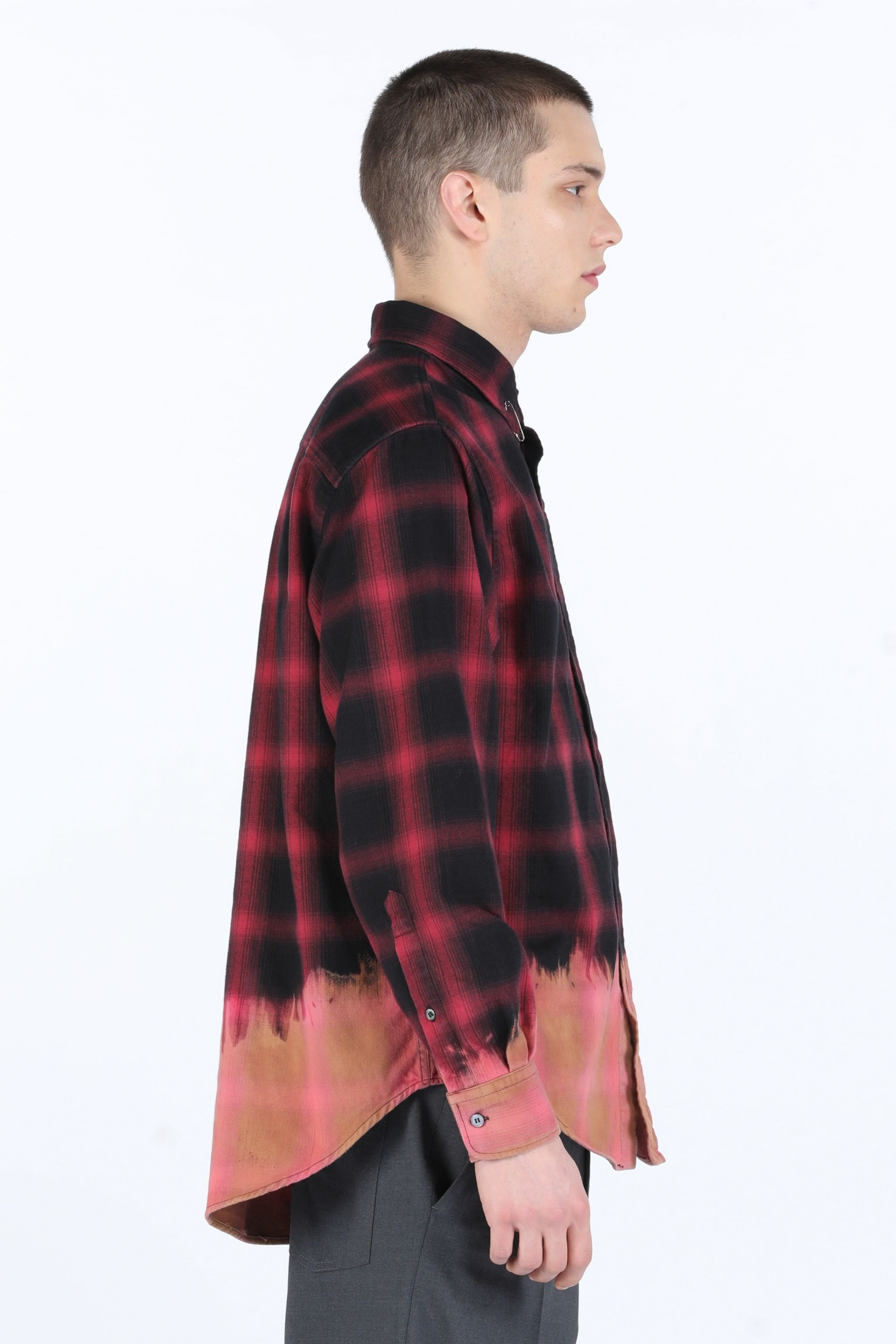 TIE-DYE CHECKED SHIRT - 3