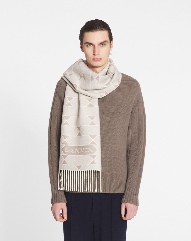 TWO-TONE WOOL SCARF 3