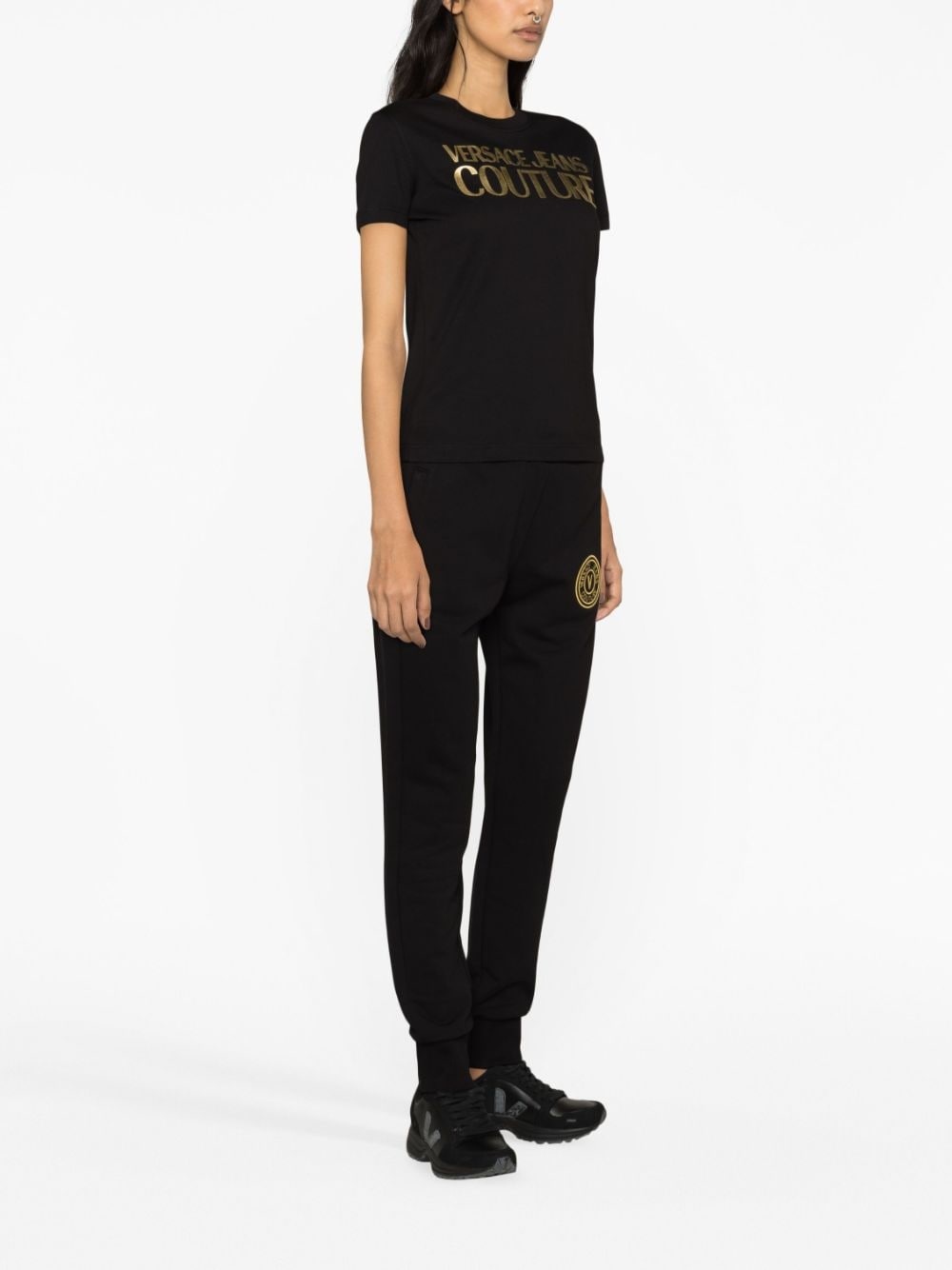 logo print short-sleeve T-shirt - 3