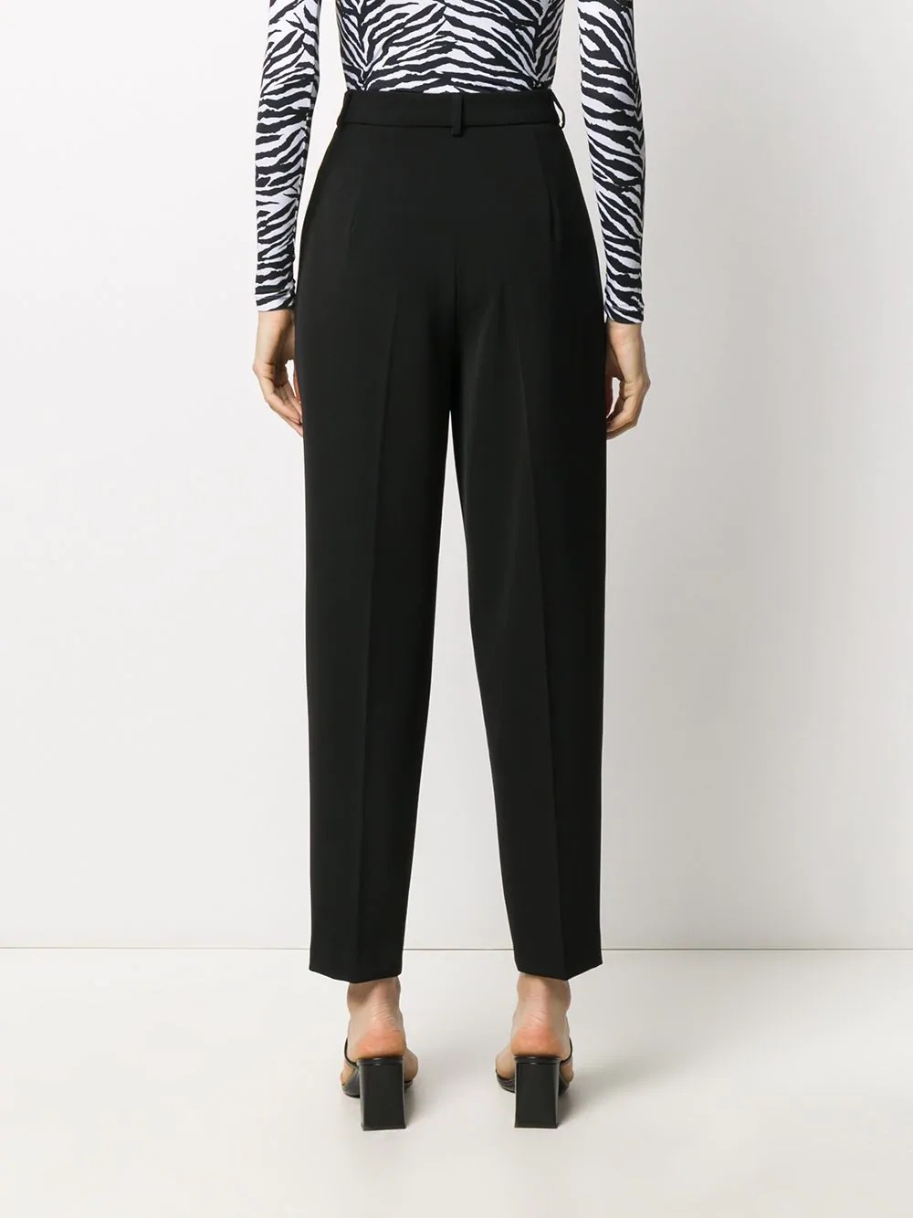 pleated waist trousers - 4