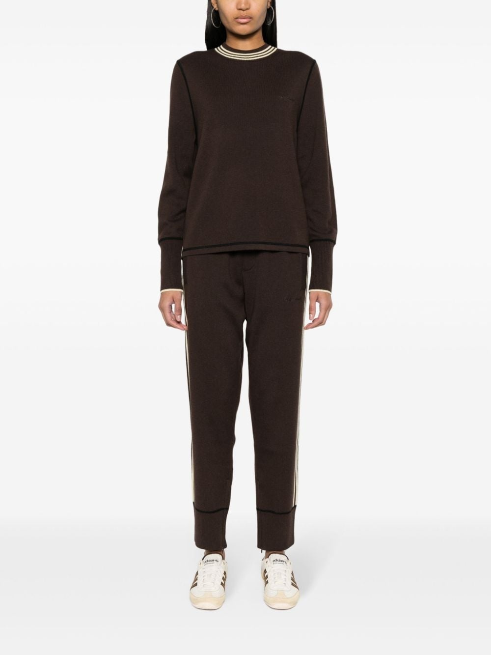 x Wales Bonner knitted track pants - 3
