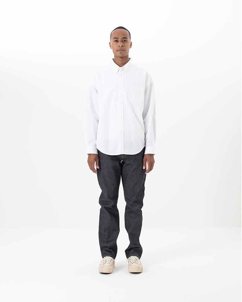 visvim ALBACORE B.D. SHIRT L/S SASHIKO WHITE outlook