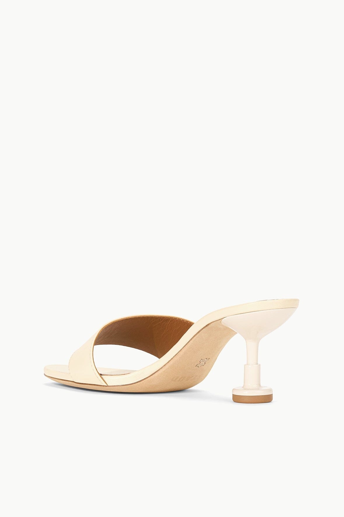 STAUD GARDENER KITTEN HEEL CREAM - 5